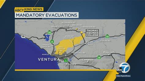 Part of Ventura County community evacuated due to brush fire